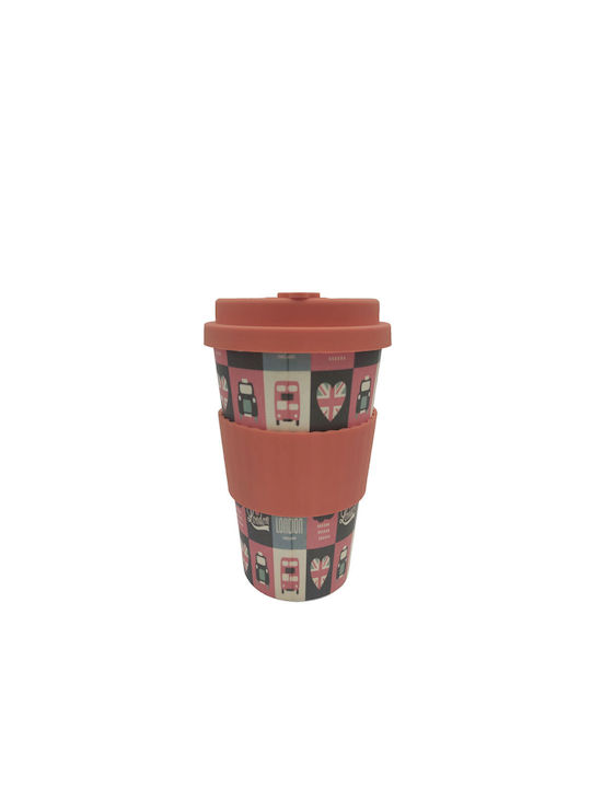 Mug Bamboo Red 400ml