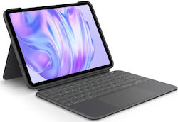 Logitech Combo Touch Flip Cover με Πληκτρολόγιο (iPad Pro 2024 11") Γκρι Logitech Combo Touch Flip Cover με Πληκτρολόγιο (iPad Pro 2024 11") Γκρι