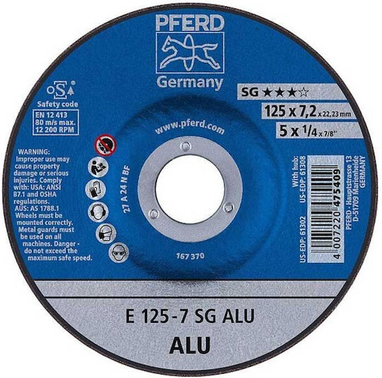 PFERD Tools Disc de șlefuire Aluminiu 125mm