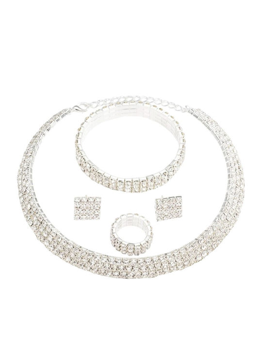Callajewels Set mit Halskette , Ohrringe & Ring aus Silber