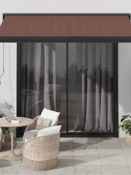 vidaXL Τέντα Βεράντας Καφέ 3.5x2.5m