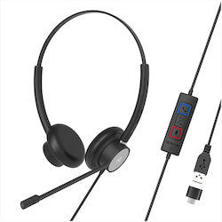 Tellur Voice 320 On Ear Multimedia Headphone with Microphone USB-A