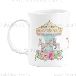 Christening Favor with Mug Carousel