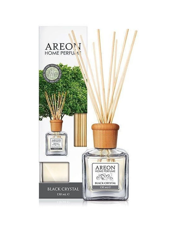 Difuzor de parfum pentru cameră Areon Home Perfumes, bețe parfumate Black Crystal, 150ml
