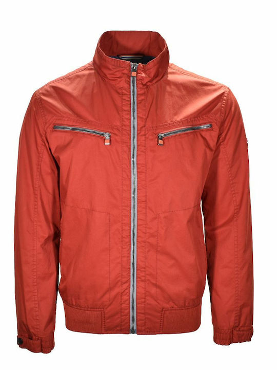 Calamar Geci Barbati Bomber Culoare Full Face Roșu