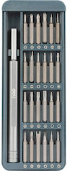 Deli Set 25 Precision Screwdrivers with 25 Interchangeable Tips