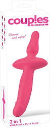 Couples Choice 2in1 Vibrator + Butt Plug Roz
