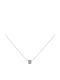 Silver Star Lucky Charm Necklace in Silver with Zircon