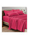 TnS Sheet Sets Queen 240x270cm. Fuchsia 4pcs
