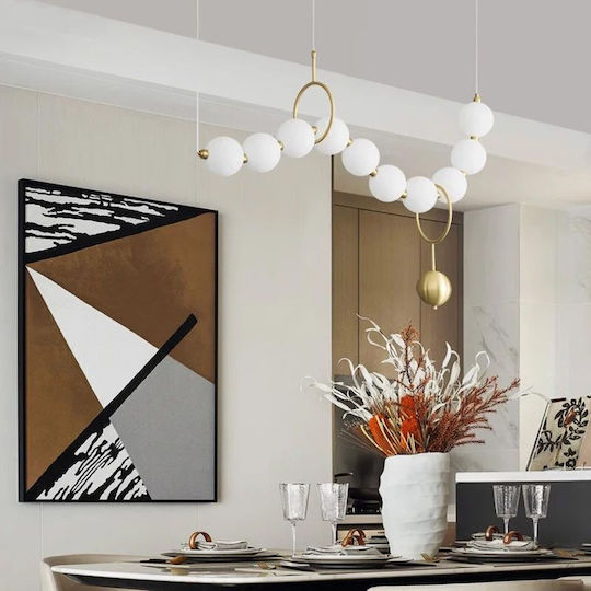 Toolight Κρεμαστό Φωτιστικό Χρυσό LED