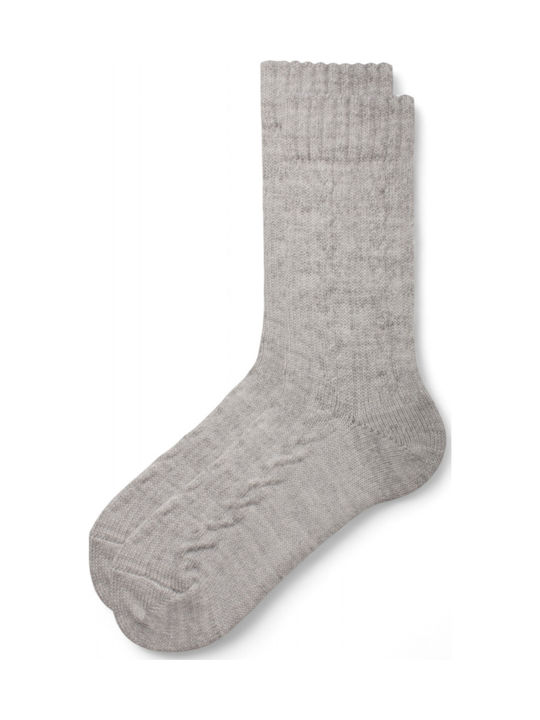 Soma Socks Γυναικείες Μονόχρωμες Κάλτσες Γκρι