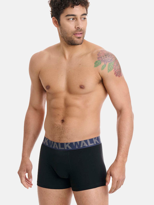 Walk Herren Boxershorts Multicolor 2Packung