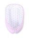 Bobono Pernă pentru bebeluși în formă de cuib Pink, Gray