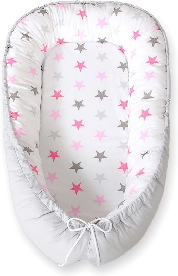 Bobono Baby Nestkissen Pink, Gray