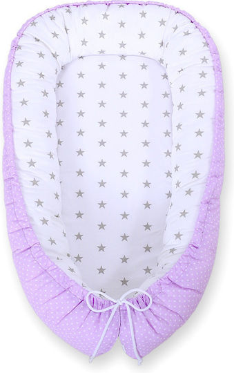 Bobono Βρεφικό Μαξιλάρι Φωλιά Purple, Gray