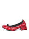 Anatomic Leather Ballerinas Red