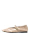 Patent Leather Ballerinas With strap Pink