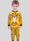 Supermini Kids' Pajamas Winter Yellow