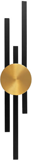 Toolight Modern Leuchte Wand mit Integrierter LED Schwarz