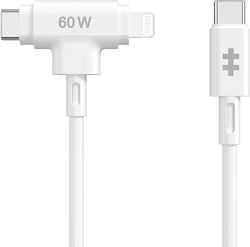 Targus USB to Lightning / Type-C Cable 1.5m Targus USB to Lightning / Type-C Cable 1.5m