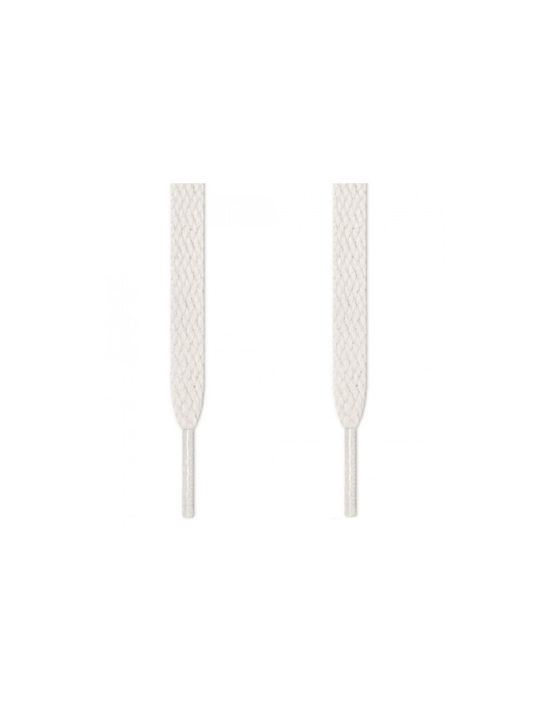 Flache weiße Schnürsenkel 1,2m 6-7 Löcher 3-52215