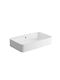 Sanindusa Aufgesetztes Waschbecken Porzellan 60x40cm White