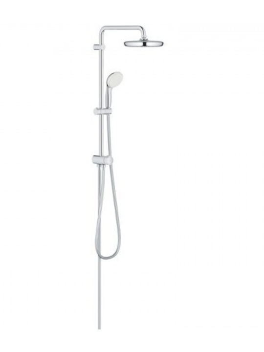 Grohe Shower Column with Mixer White