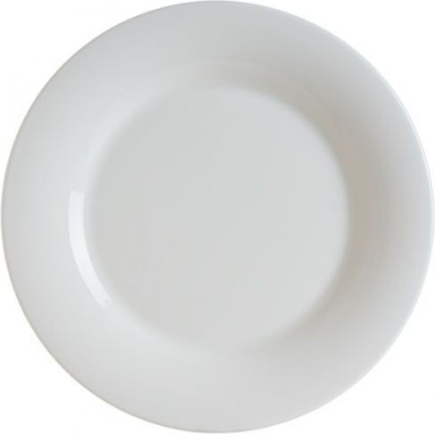 Bonna Πιάτο Ρηχό από Πορσελάνη Λευκό 18cm 12τμχ