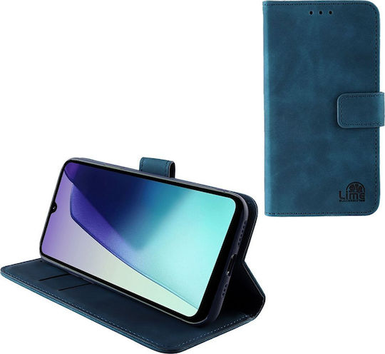 Lime Essential Magnet Book Δερματίνης / Σιλικόνης Μπλε (Redmi 14C / Poco C75)