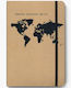 adBook Eco Traveller Σημειωματάριο 96 Φύλλων με Λευκές Σελίδες με Λάστιχο Λευκό
