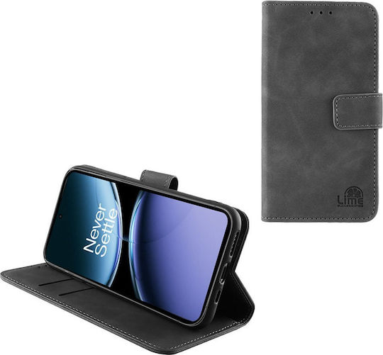 Lime Essential Magnet Book Δερματίνης / Σιλικόνης Γκρι (OnePlus Nord 4)