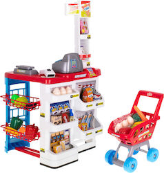 Supermarket Role Play Toy Trolley Cash Register 47 Pieces Supermarket Role Play Toy Trolley Cash Register 47 Pieces