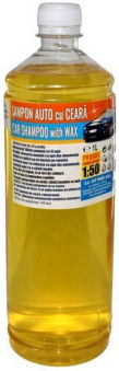 Автомобилен шампоан с активна пяна With Wax 1lt