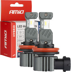 AMiO Λάμπες H8 / H9 / H11 / H16 LED Ψυχρό Λευκό 2τμχ AMiO Λάμπες H8 / H9 / H11 / H16 LED Ψυχρό Λευκό 2τμχ