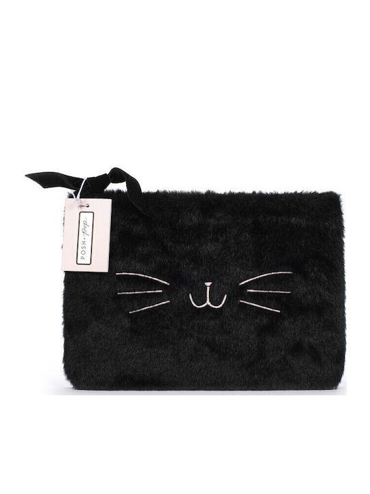 Toiletry Bag Kitty in Black Color