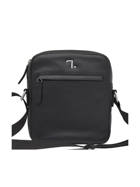 7.Dots Uranus Men's Shoulder / Crossbody Bag Black