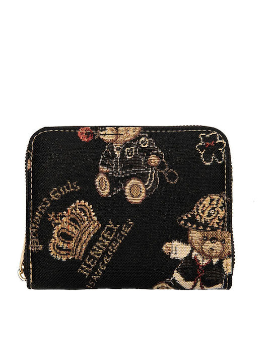 Small Zipper Wallet Crown Bear Henney Bear