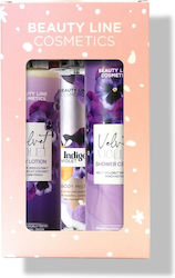 Beauty Line Violet Σετ Περιποίησης για Καθαρισμό Σώματος