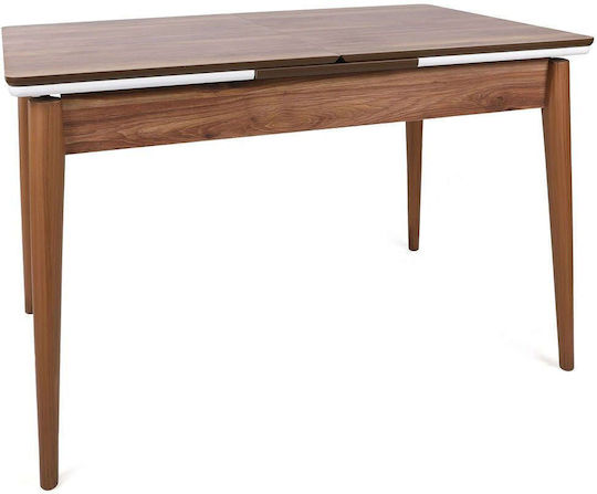 Sigma Τραπεζαρίας Επεκτεινόμενο Καρυδί 130+36x80x80εκ. Sigma Τραπεζαρίας Επεκτεινόμενο Καρυδί 130+36x80x80εκ.
