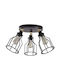 Opviq Ceiling Mount Light Black with Socket E27