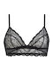 Дамски триъгълен сутиен без подплънки Calvin Klein, черен 000qf7925e-ub1