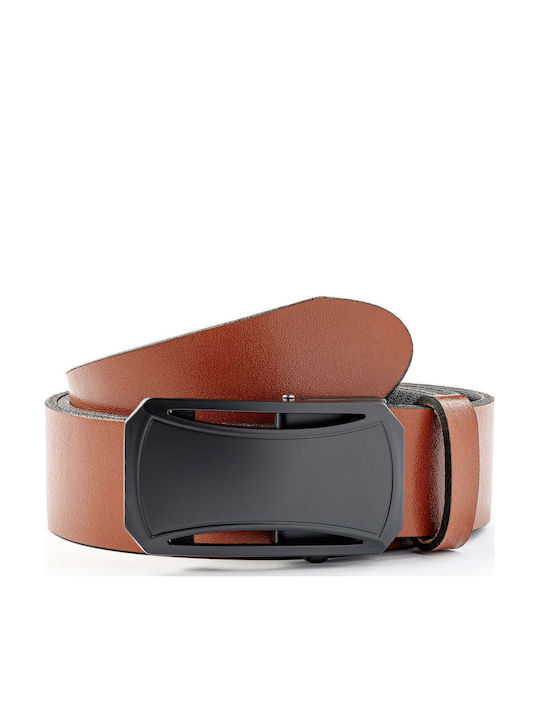 Jolar Men's Belt Leather Tabac Brown