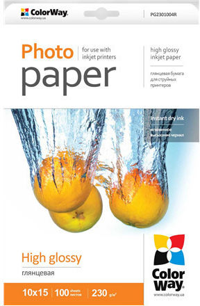 Colorway 230 G/m² 10x15 High Gloss Photo Paper
