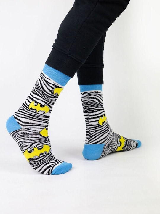 Men's Socks Batman Print Cimpa Bm21532-1-white