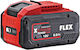 Flex Werkzeugbatterie 18V mit Kapazität 8Ah