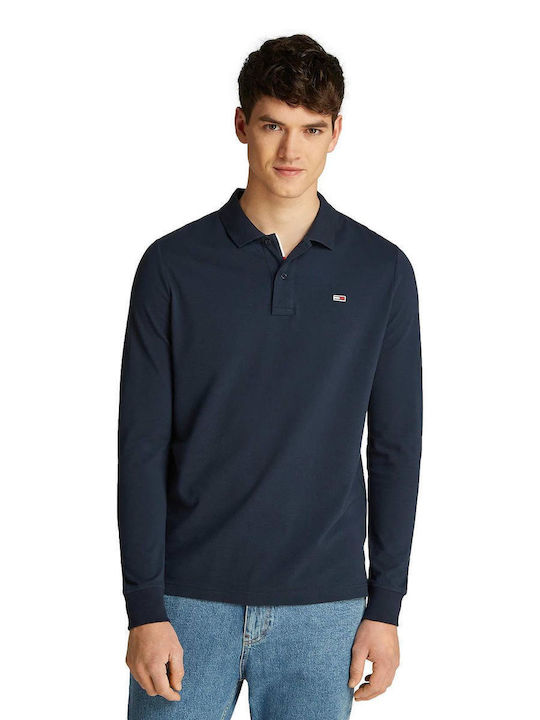 Polo Μπλούζα Μακρυμάνικη Navy Μπλε