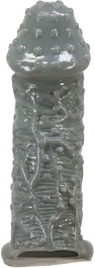 Pretty Love Penis Sleeve Προέκταση Πέους Γκρι 13cm
