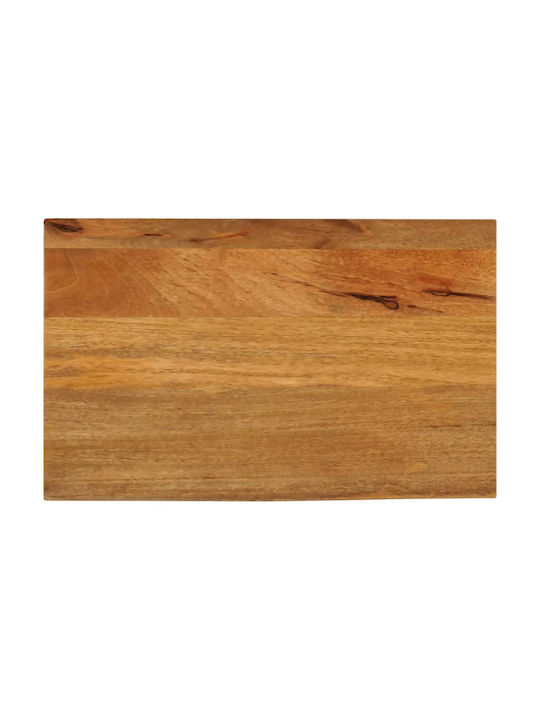 vidaXL Rectangular Table Surface made of Solid Wood Brown 40x30x2.5cm 370522 1pcs