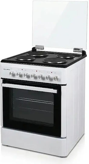 Silifo Aragaz 65lt cu Plite Emailate Lățime 60cm Albă