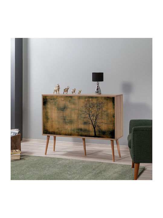Μπουφές Mega Ξύλινος Multi 120x36x90cm